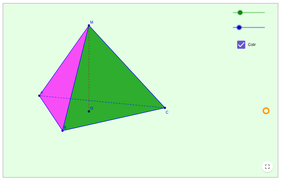 Многогранники (Geogebra інтерактивна вправа)